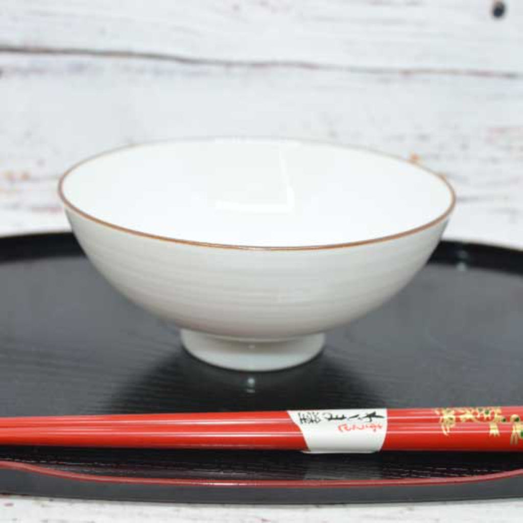 Rice bowl HAKUJI-SENDAN -白磁千段-6