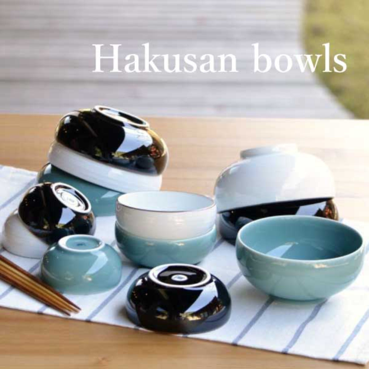 【HAKUSAN】Bowls "HAKUSAN" -白山陶器 丼-