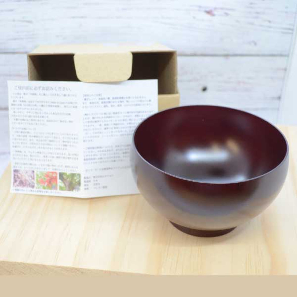 Soup Bowl "Kurobeni-Kagurawan" -4.0寸神楽椀-2
