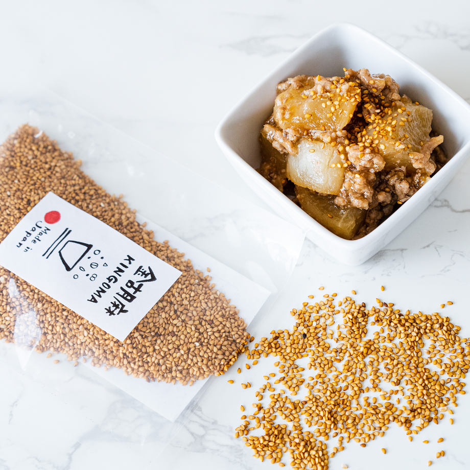 Japanese golden sesame seeds - 日本産洗い胡麻 金 - 50g – the