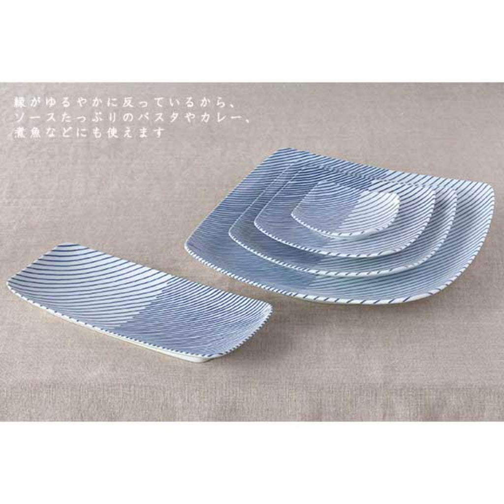 【HAKUSAN】Dish&Plate "Layered stripes" -重ね縞-