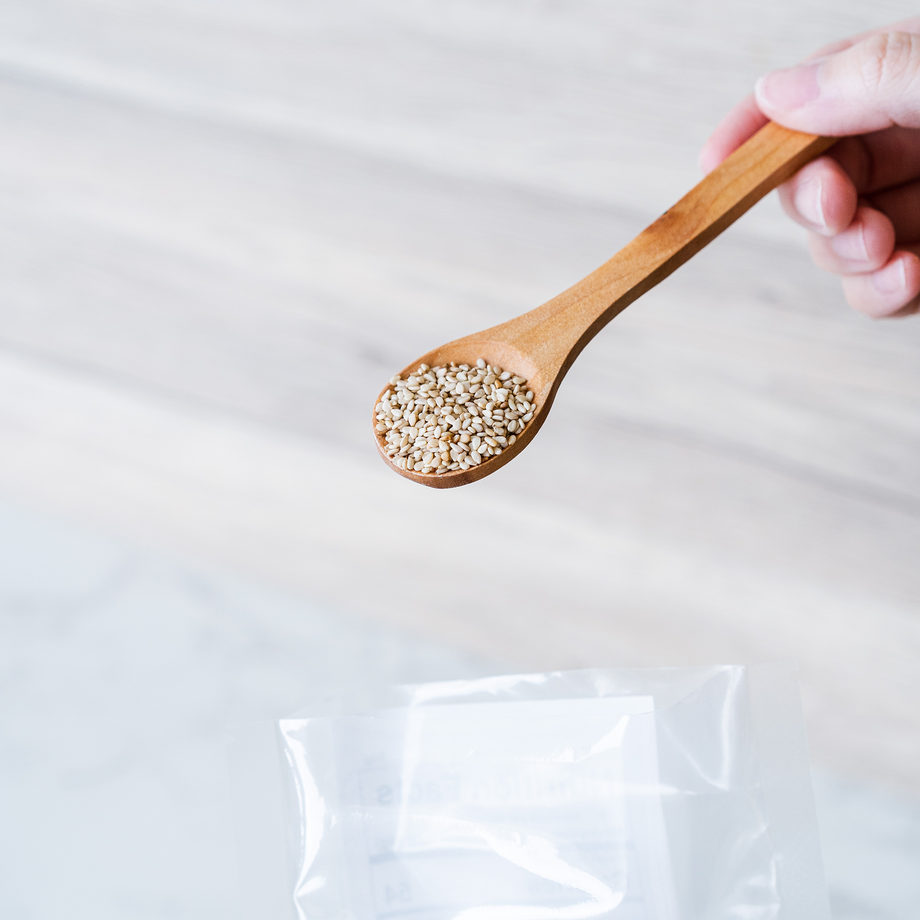 Japanese white sesame seeds - 日本産洗い胡麻 白 - 50g – the rice