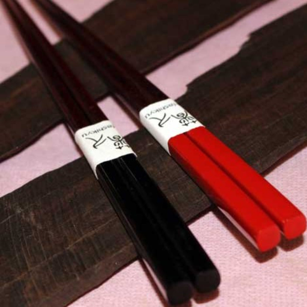 Chopsticks "Lron Wood Lacquer Finish" -天然木漆仕上げ箸 塗分け-2