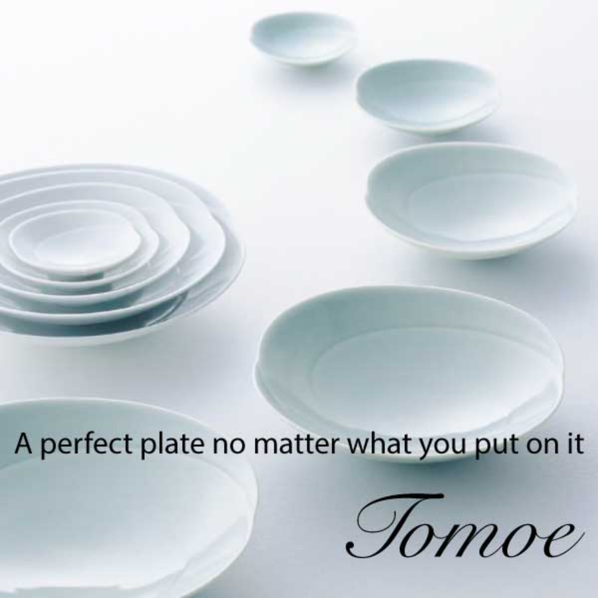 【HAKUSAN】Plate for Side Dishes "Tomoe" -ともえ-
